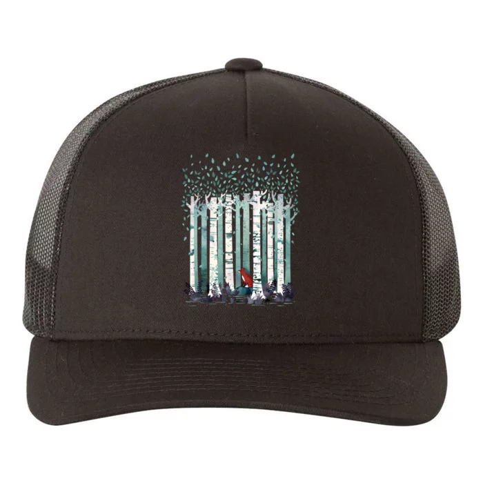 The Birches Yupoong Adult 5-Panel Trucker Hat