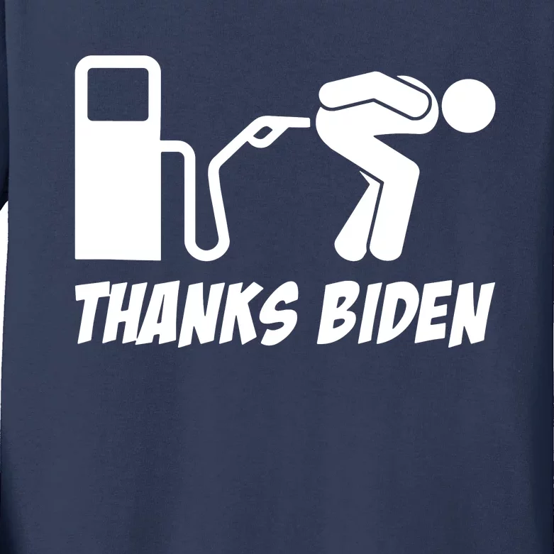 Thanks Biden Kids Long Sleeve Shirt