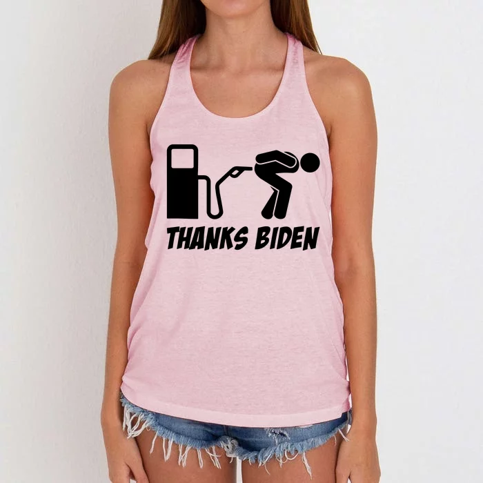 Thanks Biden Women's Knotted Racerback Tank