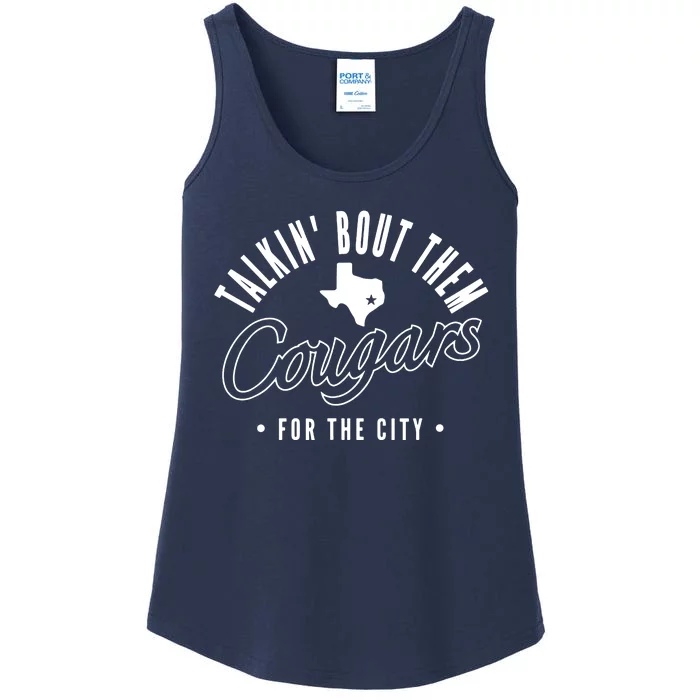 Talkin Bout Them Cougars From The City Ladies Essential Tank