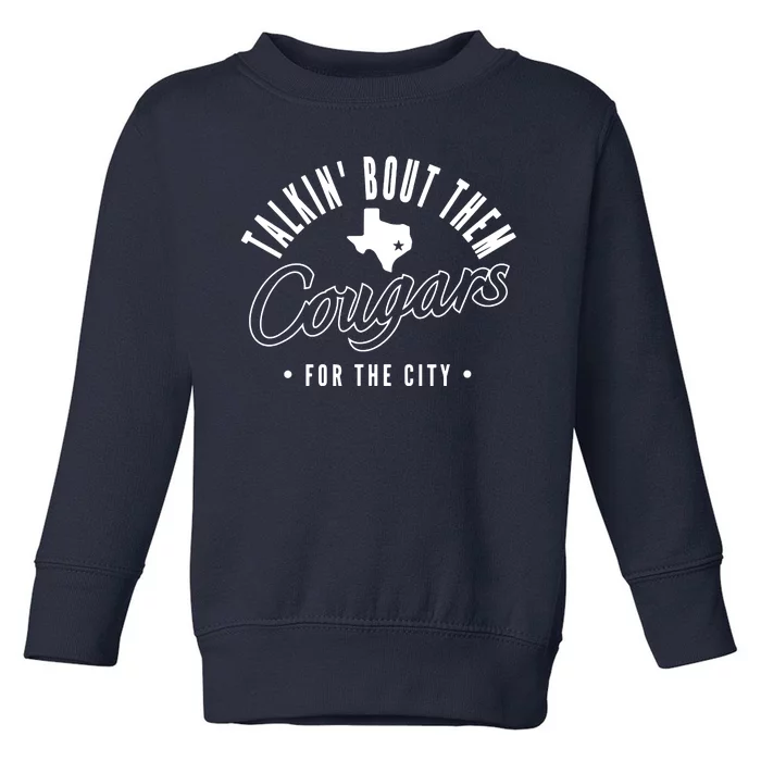 Talkin Bout Them Cougars From The City Toddler Sweatshirt