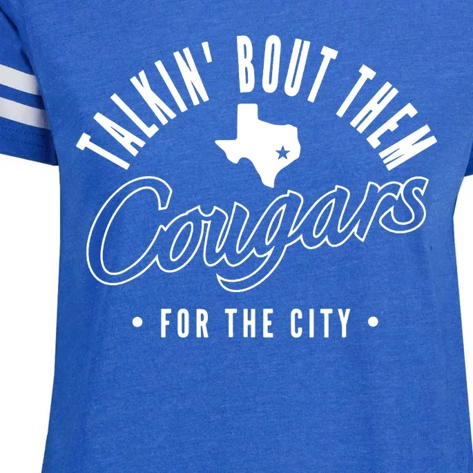 Talkin Bout Them Cougars From The City Enza Ladies Jersey Football T-Shirt