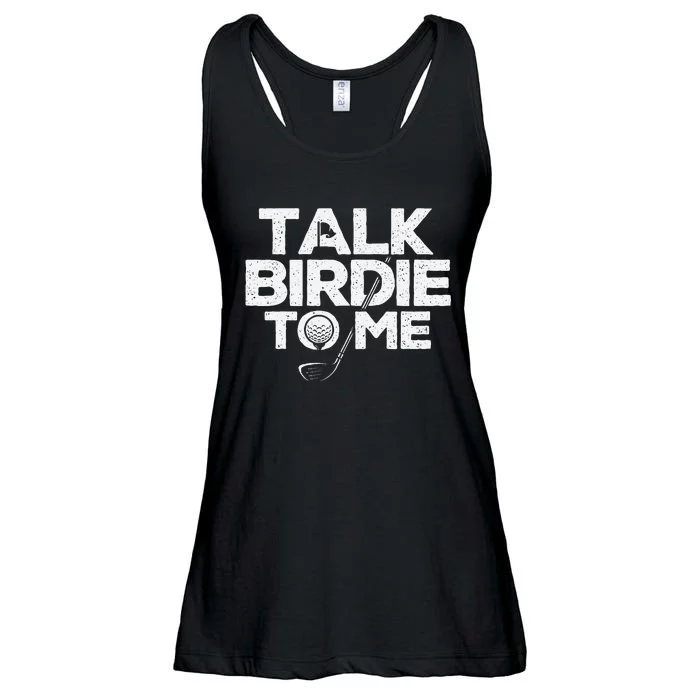 Talk Birdie To Me Golfer Golf Lover Golfing Putter Ball Ladies Essential Flowy Tank