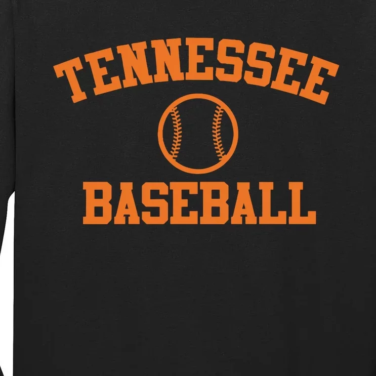 Tennessee Baseball Tall Long Sleeve T-Shirt