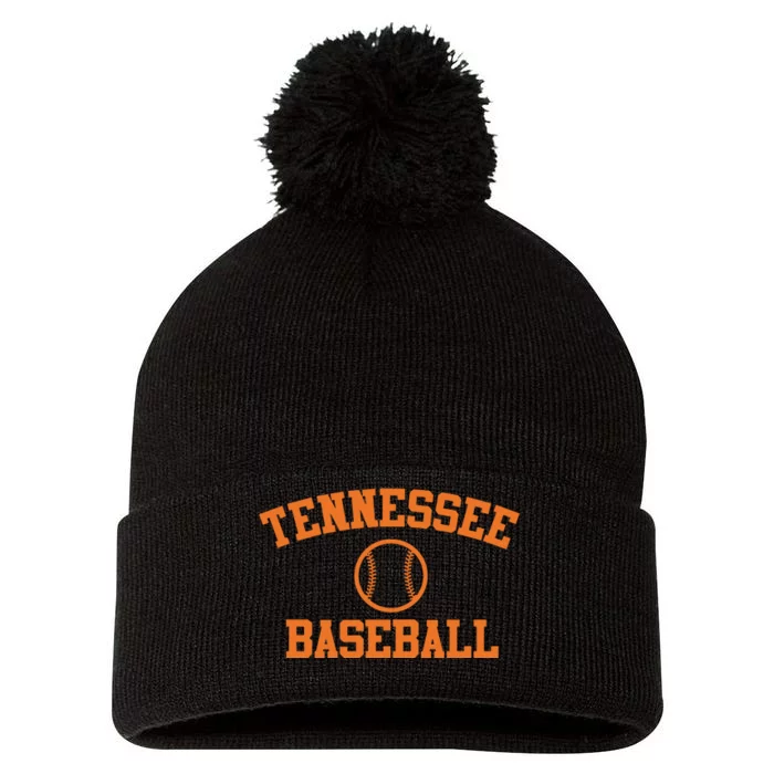 Tennessee Baseball Pom Pom 12in Knit Beanie