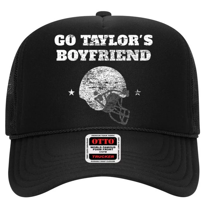 T.aylor's Boyfriend High Crown Mesh Trucker Hat