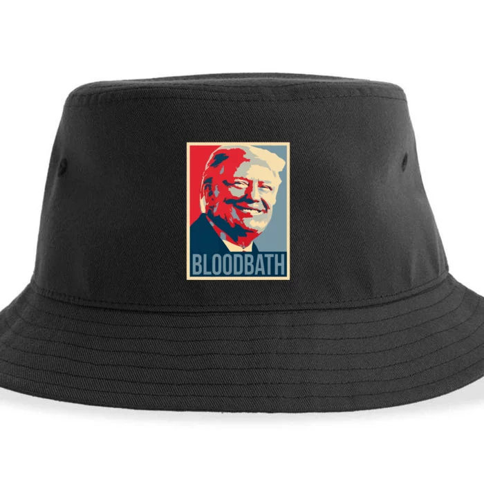 Trump Bloodbath Sustainable Bucket Hat