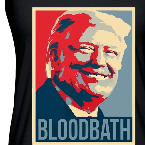 Trump Bloodbath Ladies Essential Flowy Tank