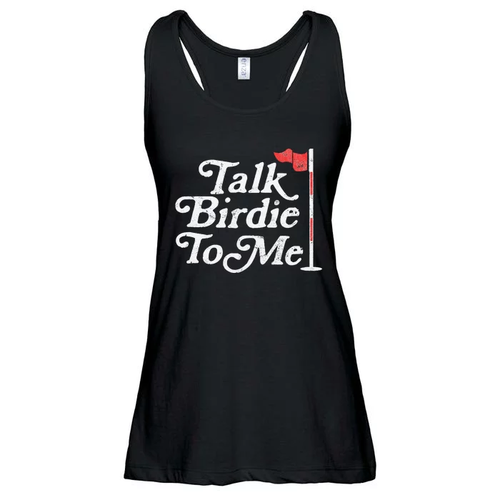 Talk Birdie To Me Funny Golfer Dad Fathers Day Golf Ladies Essential Flowy Tank