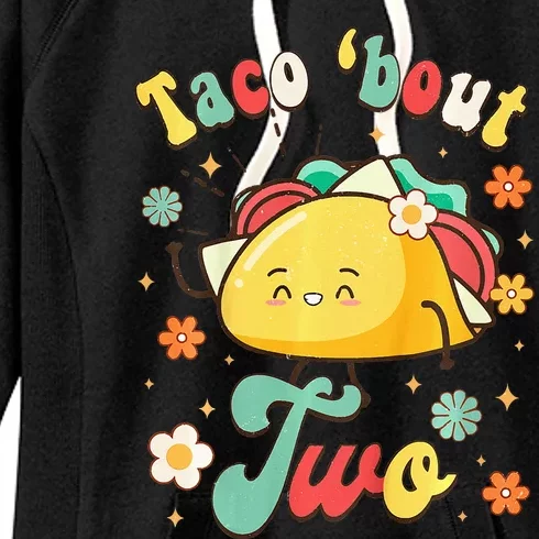 Taco Bout Two Mexican Baby Second Birthday 2nd Bday Fiesta Women's Fleece Hoodie