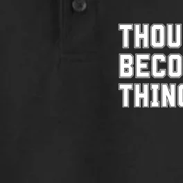 Thoughts Become Things Dry Zone Grid Performance Polo