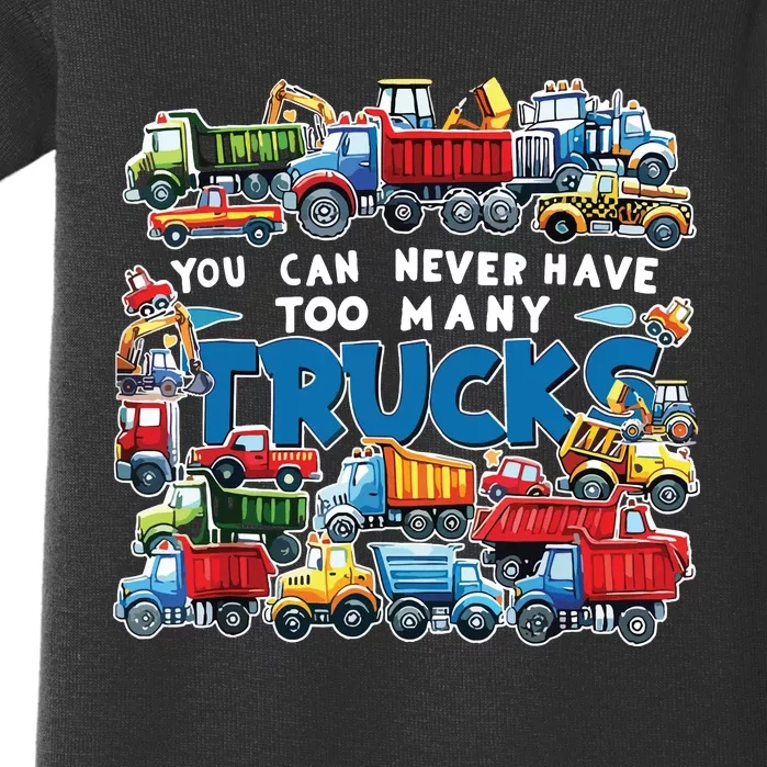 Trucks Boy Baby Bodysuit