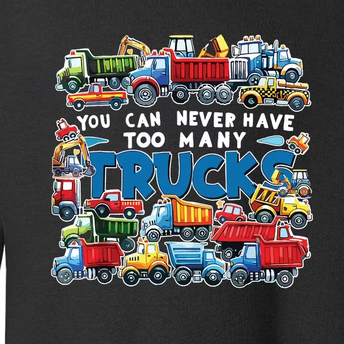 Trucks Boy Toddler Sweatshirt