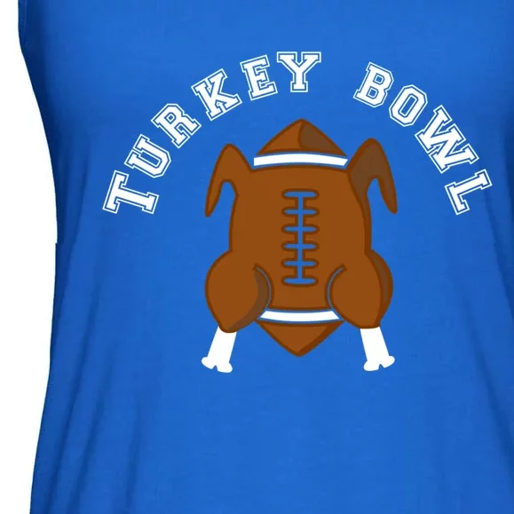 Turkey Bowl Thanksgiving Football Gift Ladies Essential Flowy Tank