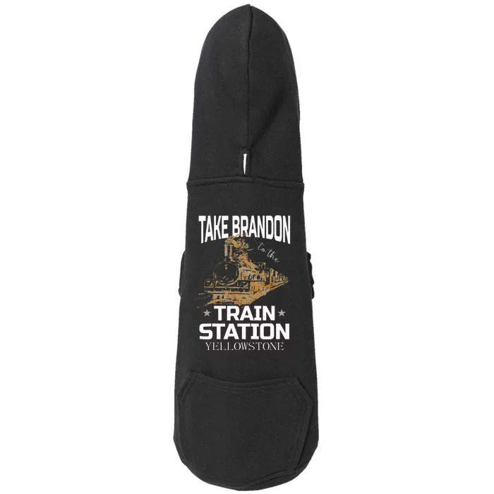 Take Bransdon To The Train Station Doggie 3-End Fleece Hoodie