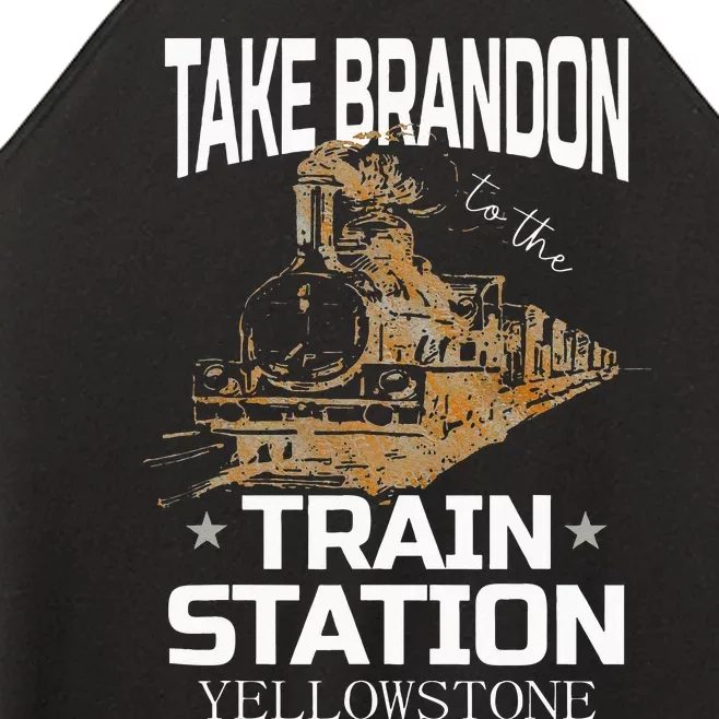 Take Bransdon To The Train Station Women’s Perfect Tri Rocker Tank