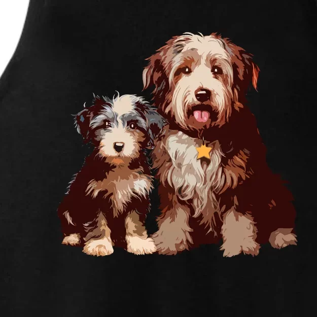 Two Bob Tail Dogs Ladies Tri-Blend Wicking Tank