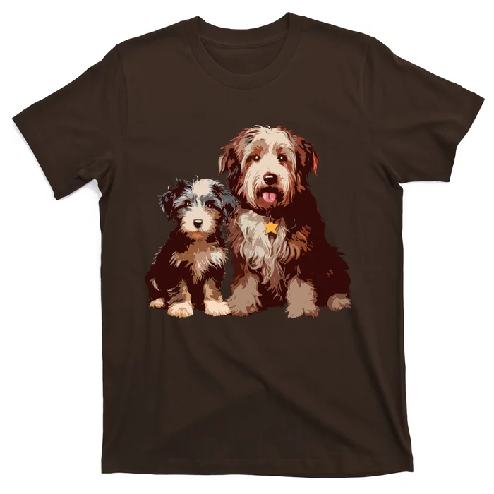 Two Bob Tail Dogs T-Shirt