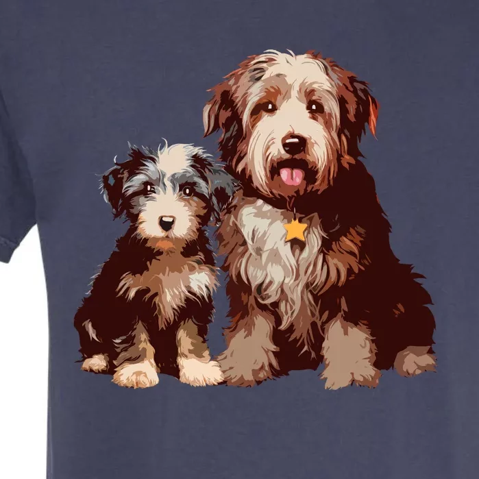 Two Bob Tail Dogs Garment-Dyed Heavyweight T-Shirt