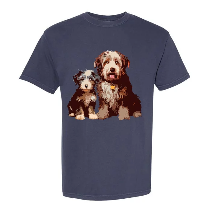 Two Bob Tail Dogs Garment-Dyed Heavyweight T-Shirt