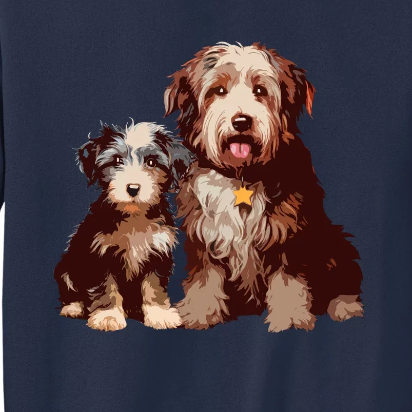 Two Bob Tail Dogs Sweatshirt