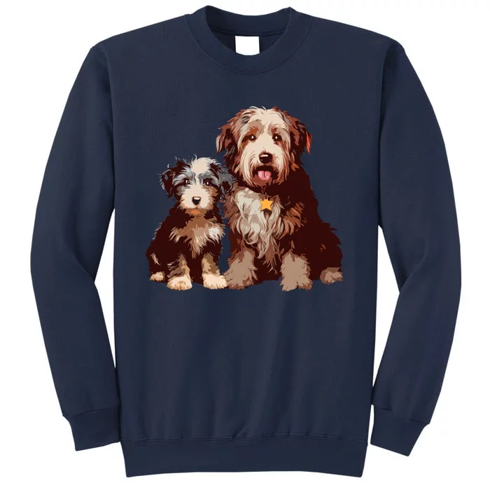 Two Bob Tail Dogs Sweatshirt