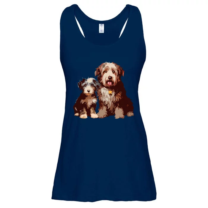 Two Bob Tail Dogs Ladies Essential Flowy Tank