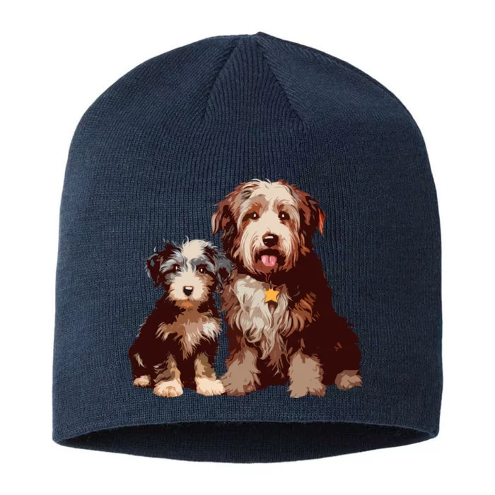 Two Bob Tail Dogs 8 1/2in Sustainable Knit Beanie