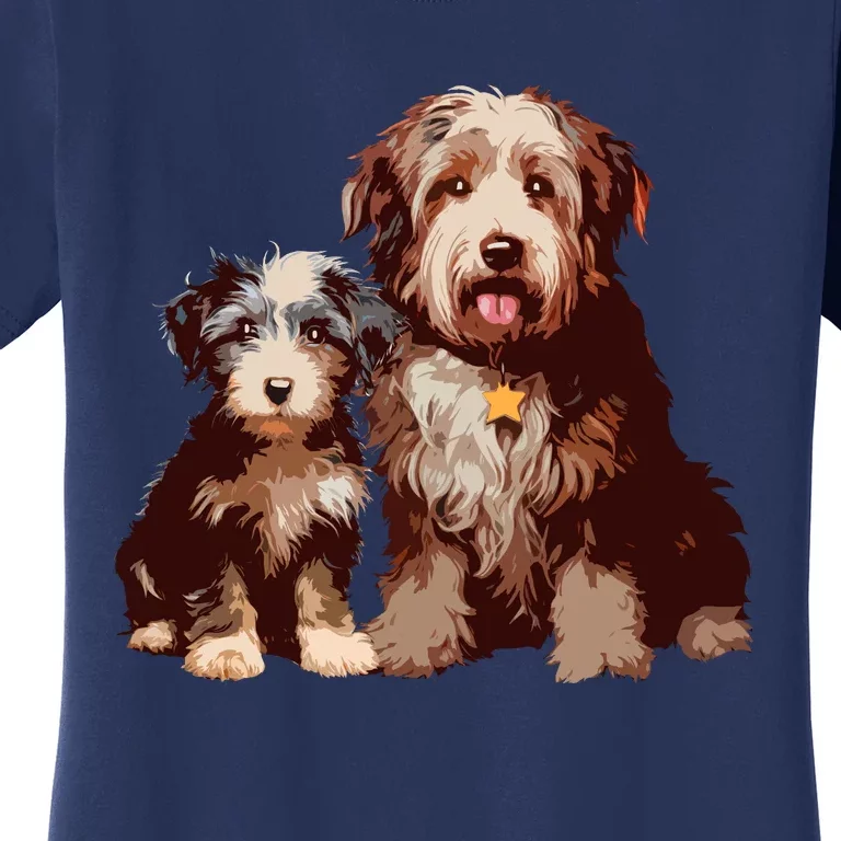 Two Bob Tail Dogs Women's T-Shirt