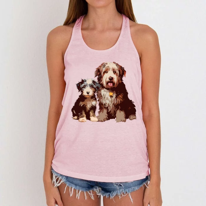 Two Bob Tail Dogs Women's Knotted Racerback Tank