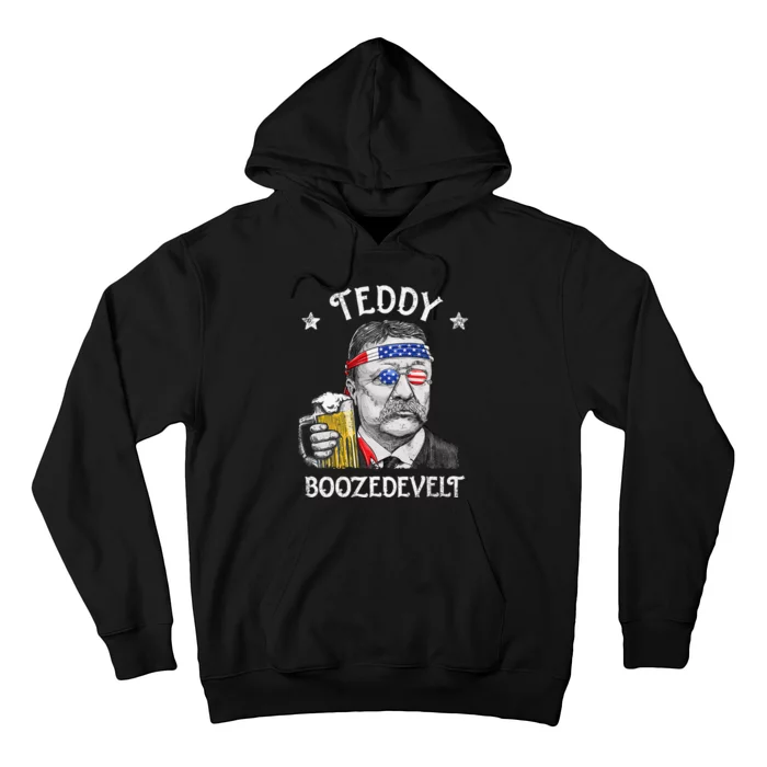 Teddy Boozedevelt Theodore Roosevelt 4th Of July American Hoodie