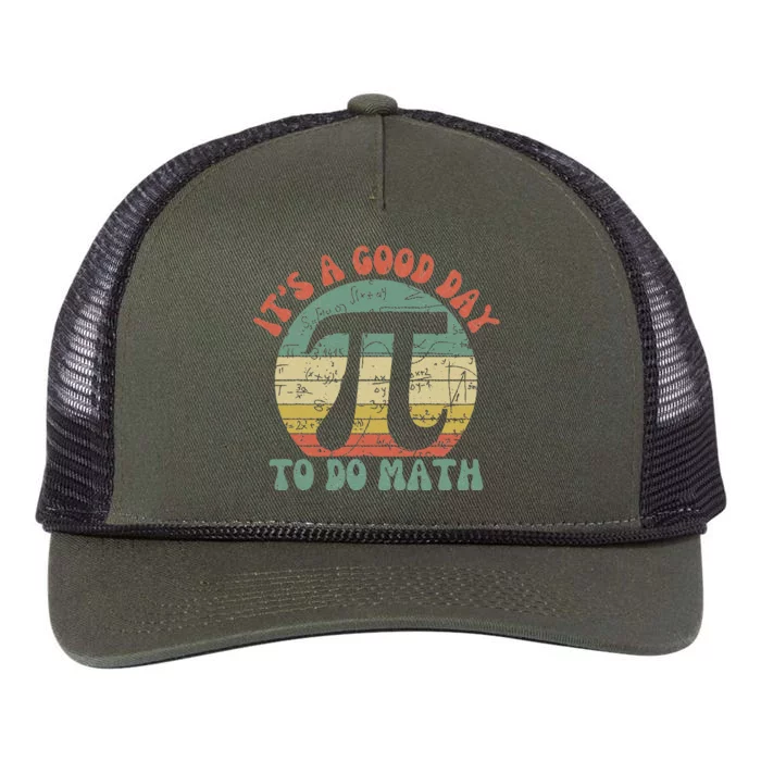 Teacher Back To School Its A Good Day To Do Math Teachers Retro Rope Trucker Hat Cap