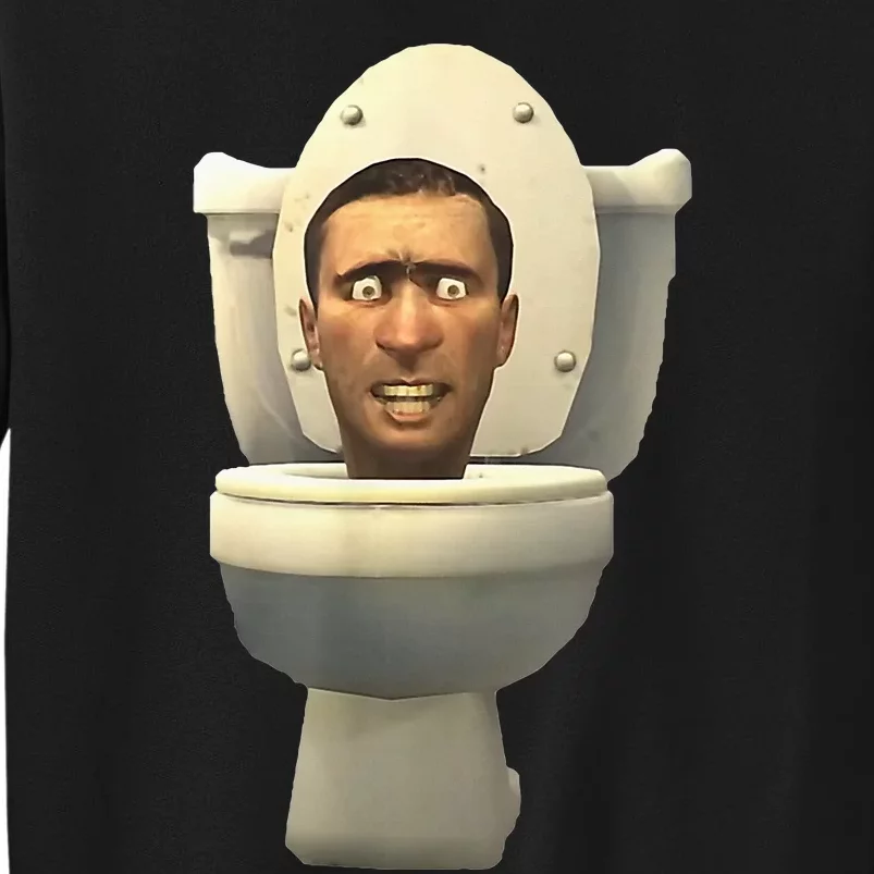 Toilet Boom Tall Sweatshirt