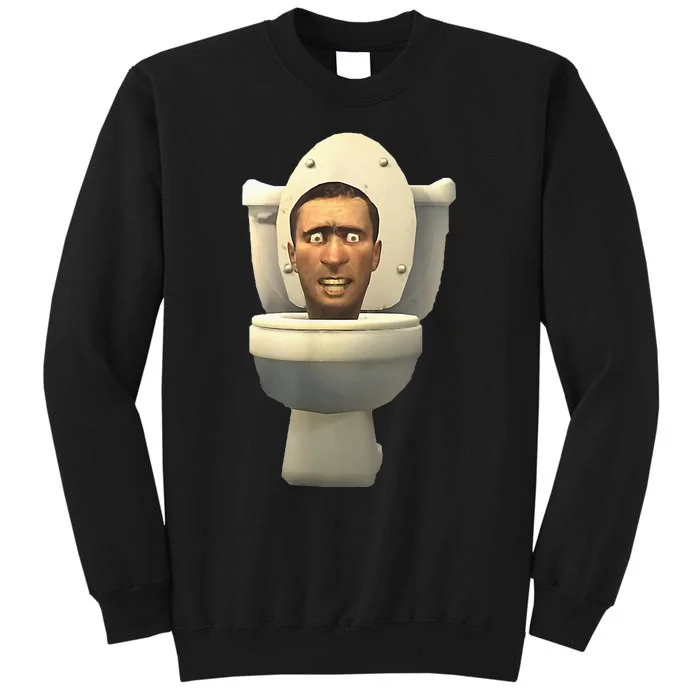 Toilet Boom Tall Sweatshirt