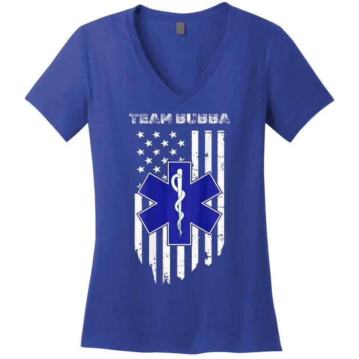 Team Bubba T2t 5k Women's V-Neck T-Shirt