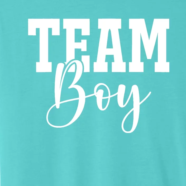 Team Boy Team Girl Blue Gender Reveal Party Matching Family ChromaSoft Performance T-Shirt