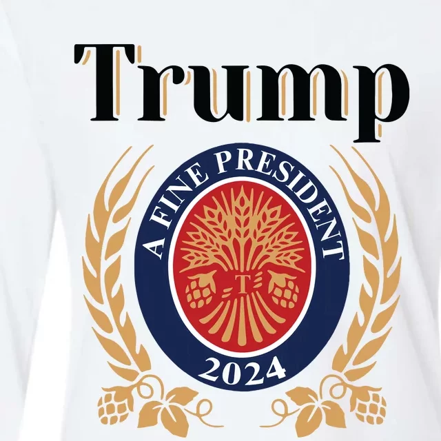 Trump Beer Womens Cotton Relaxed Long Sleeve T-Shirt