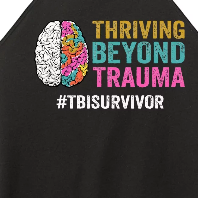 Thriving Beyond Trauma Tbi Traumatic Brain Injury Survivor Women’s Perfect Tri Rocker Tank