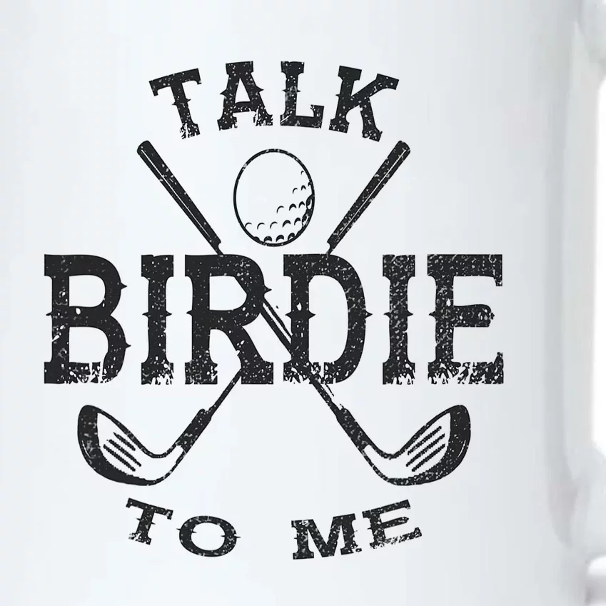 Talk Birdie to Me Funny Golf Golfing Golfer Gift Black Color Changing Mug