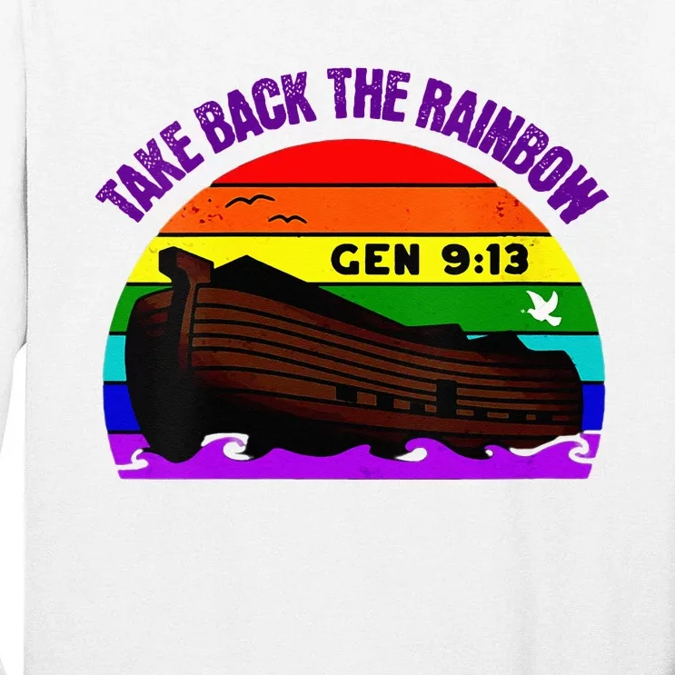 Take Back The Rainbow Pride In Gods Covenant And Promise Tall Long Sleeve T-Shirt