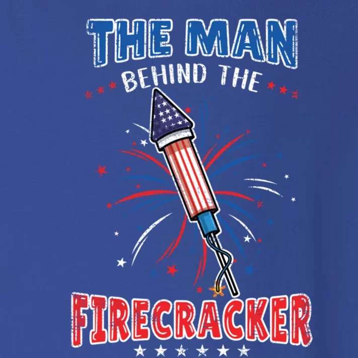 The Behind The Firecracker 4th Of July Gender Reveal Gift Toddler Long Sleeve Shirt