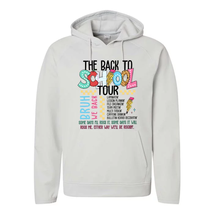 The Back To School Funny Performance Fleece Hoodie