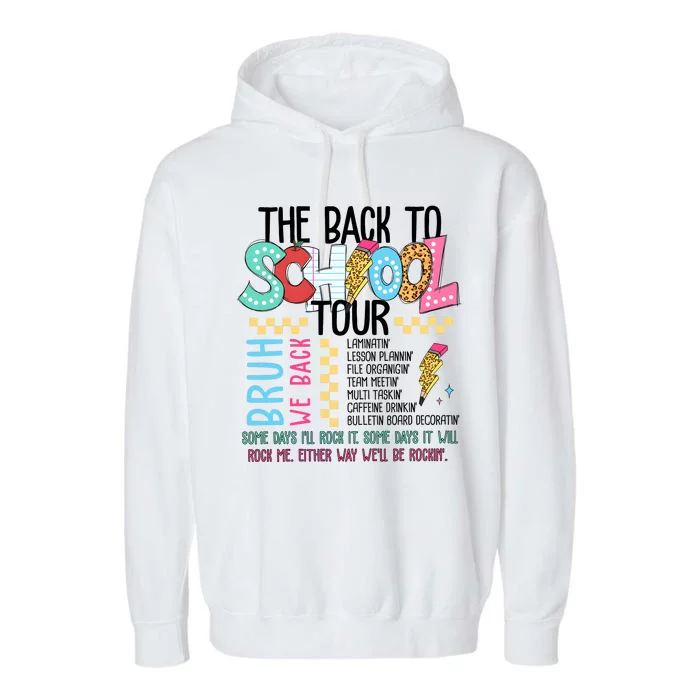 The Back To School Funny Garment-Dyed Fleece Hoodie