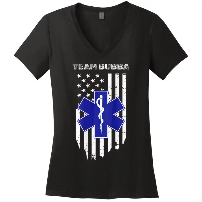 Team Bubba T2t 5k Women's V-Neck T-Shirt