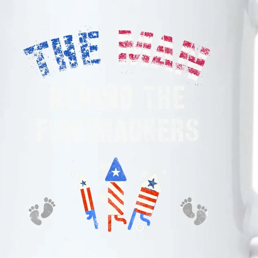 The Behind The Twins Firecrackers 4th Of July Expecting Cute Gift Black Color Changing Mug