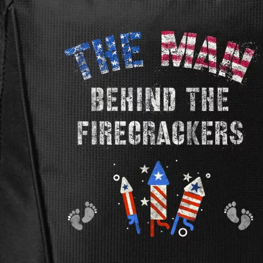 The Behind The Twins Firecrackers 4th Of July Expecting Cute Gift City Backpack