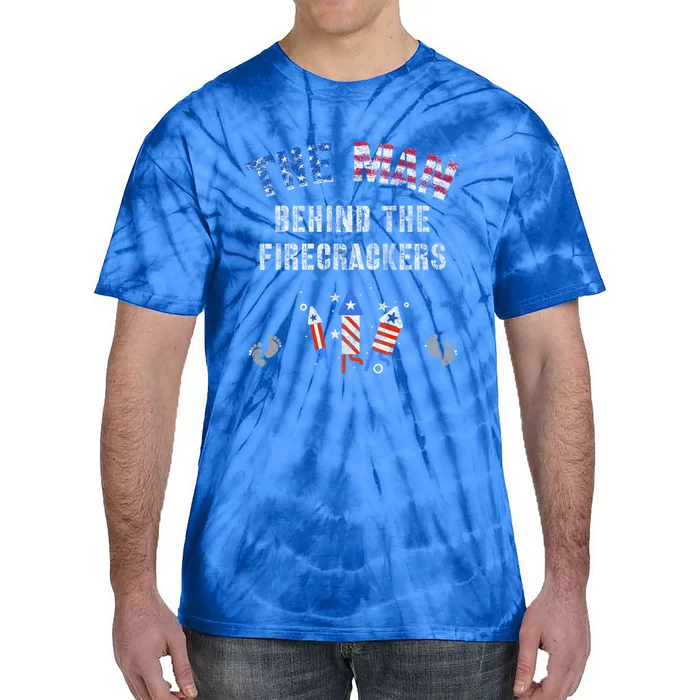 The Behind The Twins Firecrackers 4th Of July Expecting Cute Gift Tie-Dye T-Shirt