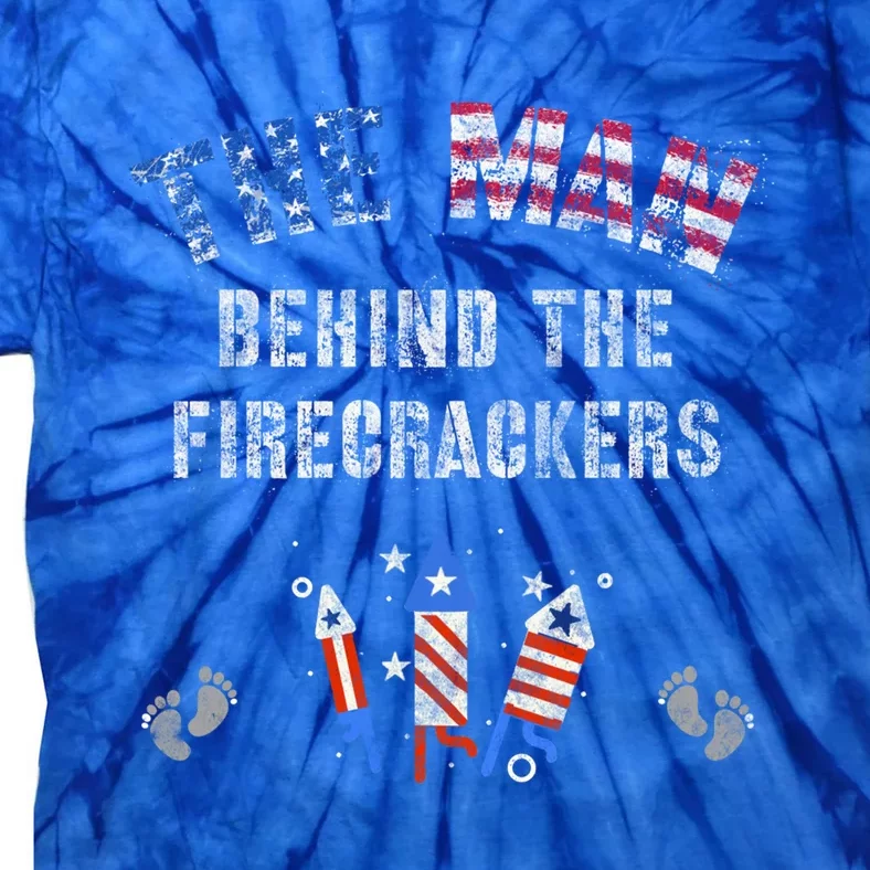 The Behind The Twins Firecrackers 4th Of July Expecting Cute Gift Tie-Dye T-Shirt