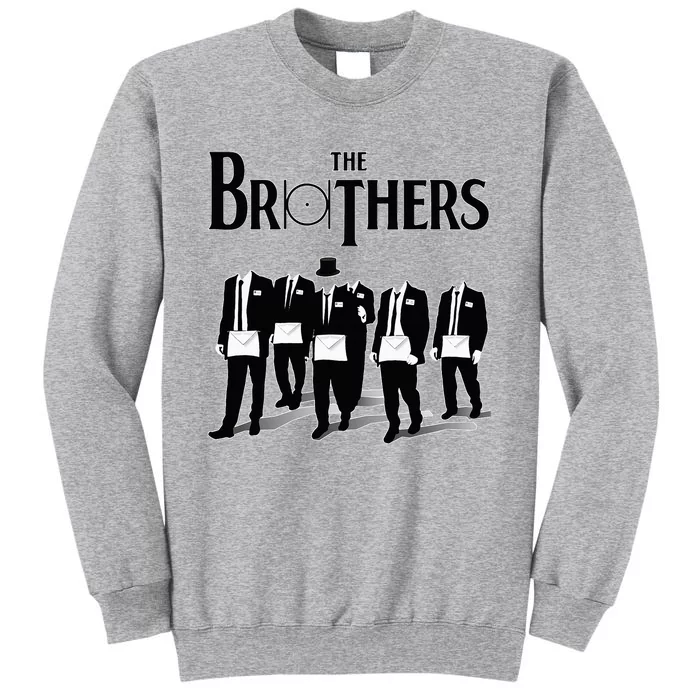 The Brothers Together The Point Within A Circle Masonic Tall Sweatshirt