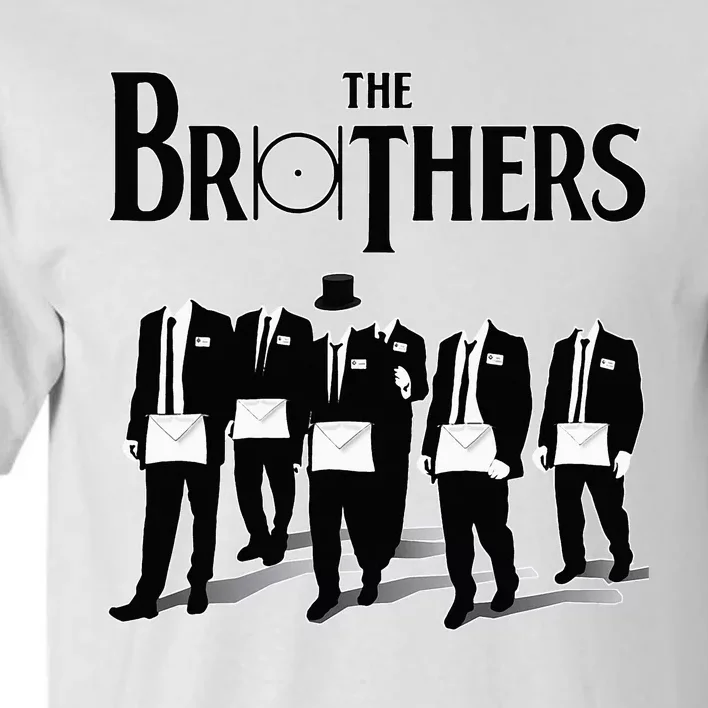 The Brothers Together The Point Within A Circle Masonic Tall T-Shirt